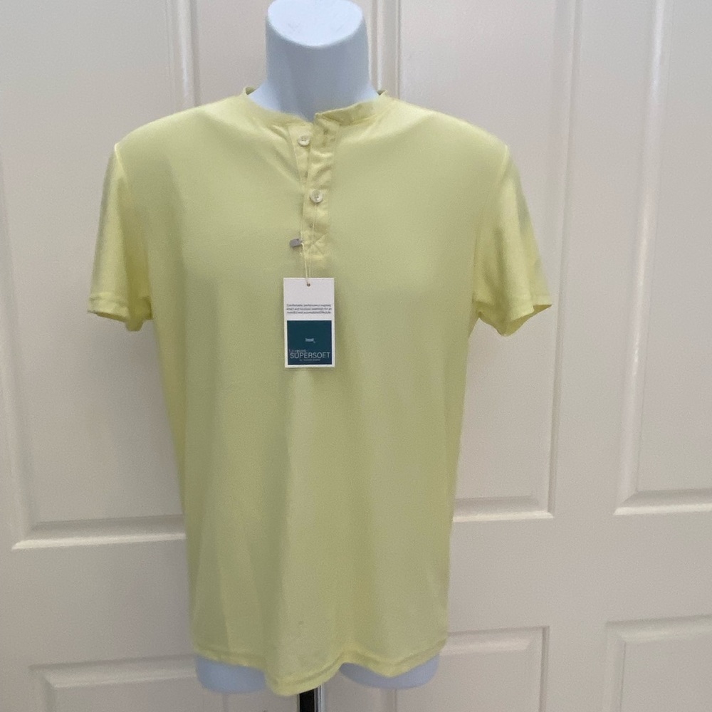 Bruno Milano Original Supersoft Limoncello Yellow Polo Shirt S